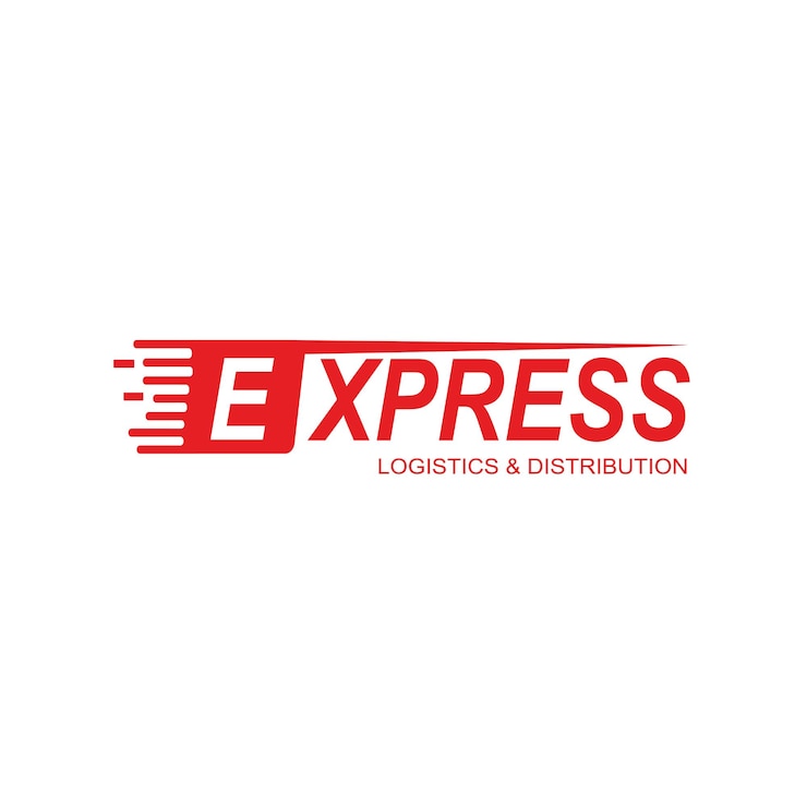 Vecteur vecteur de conceptions de logo express modèle de logo express moderne