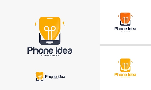 Vecteur De Conceptions De Logo Phone Idea, Modèle De Logo Mobile Inspiration