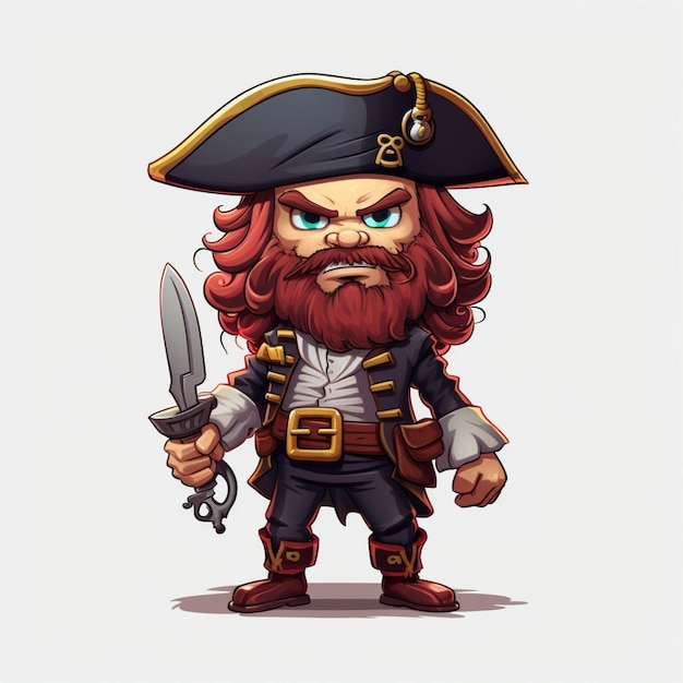 Vecteur vecteur de dessins animés pirates