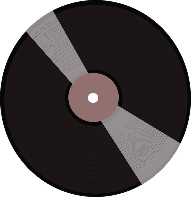 Vecteur vecteur du disque vinyle