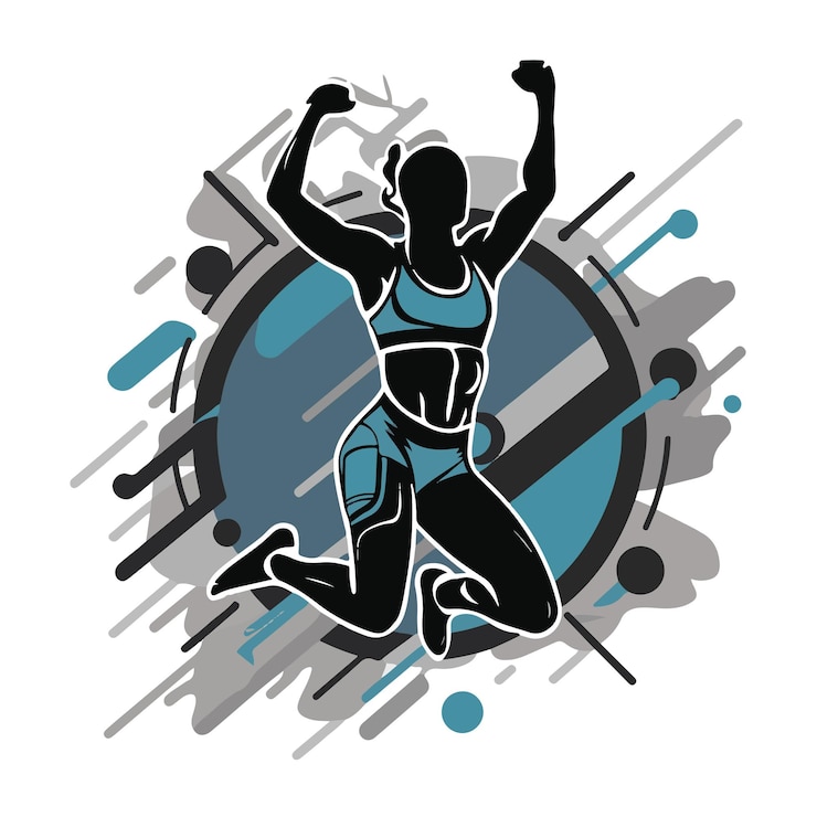Vecteur vecteur du logo gym