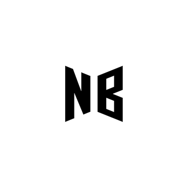 Vecteur vecteur du logo n.-b.