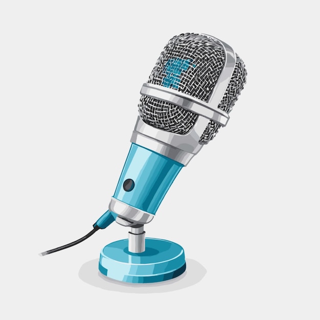 Le Vecteur Du Microphone