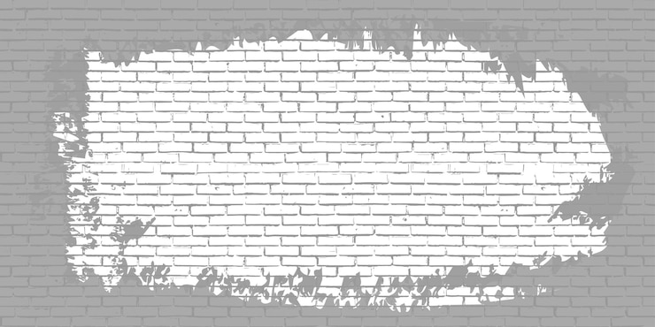 Vecteur vecteur d'éclaboussures de peinture sur le mur de briques pour l'arrière-plan du texte