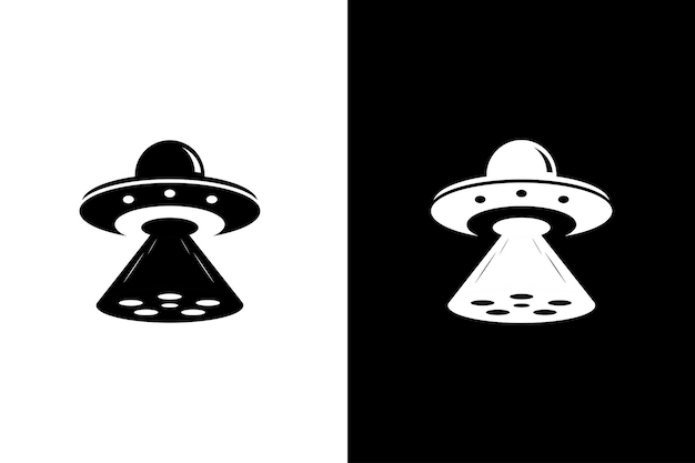 Vecteur D'élément De Modèle De Conception De Logo De Cinéaste Ufo