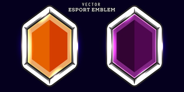 Vecteur Emblème Bouclier Esport Logo