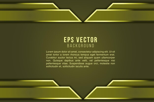 Vecteur Eps Abstrait Jaune. Fond De Lueur. Technologie De Fond Brillante