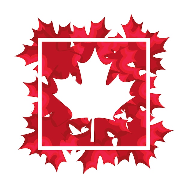 Vecteur de la fête nationale du Canada