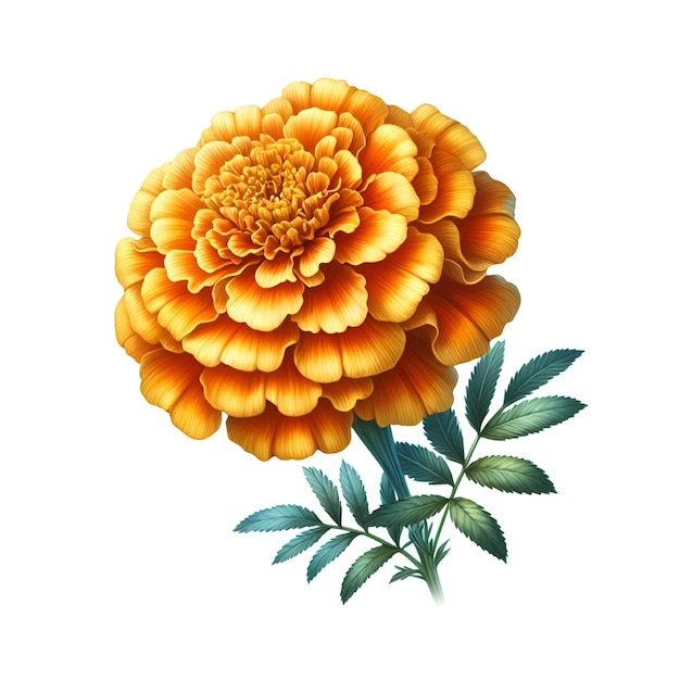 vecteur fleur de marigold