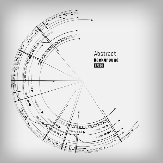 Vecteur de fond abstrait.