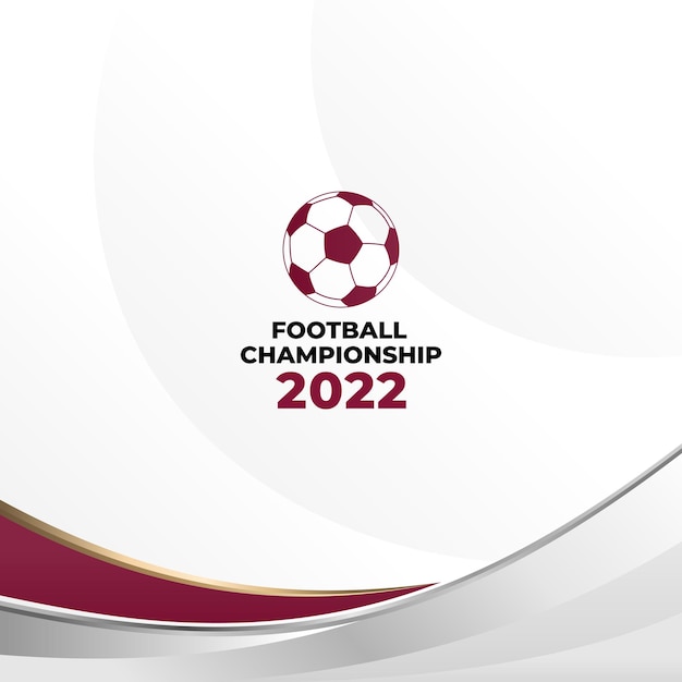 Vecteur De Fond De La Coupe Du Monde De Football 2022