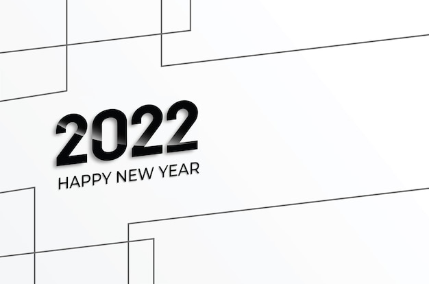 Vecteur de fond nouvel an 2022