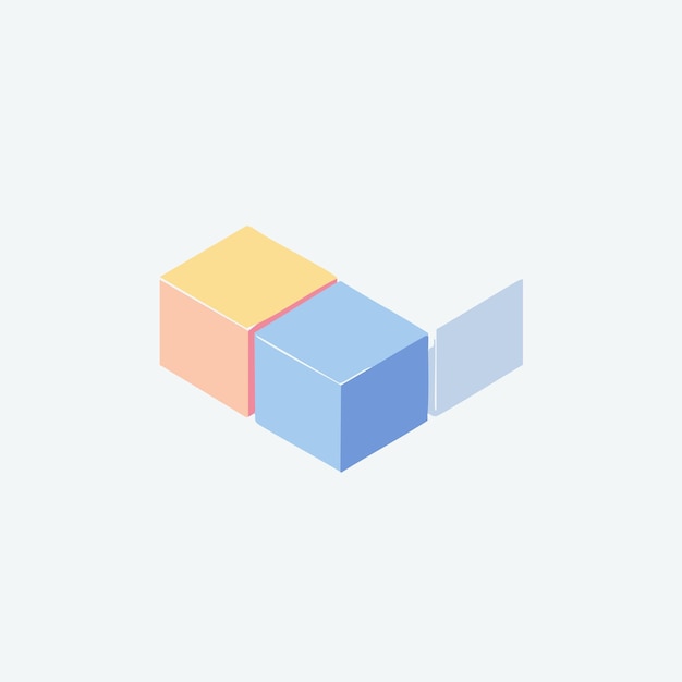 Vecteur de formes géométriques 3D minimalistes