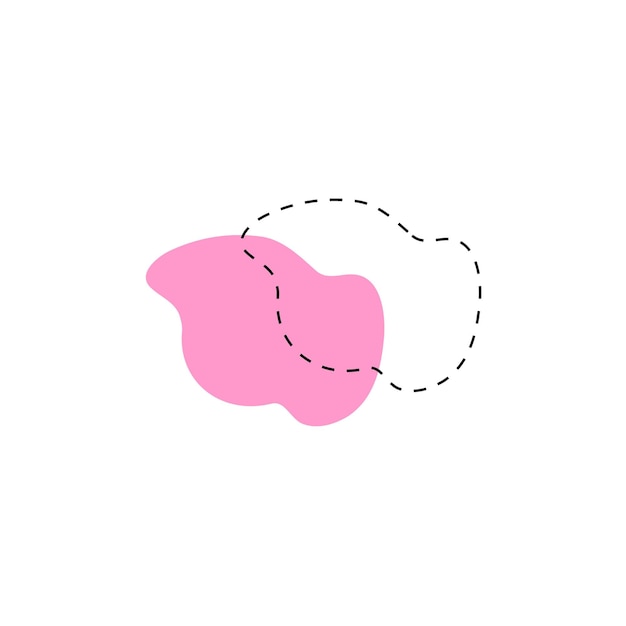 vecteur géométrique de l'élément de l'ensemble blob