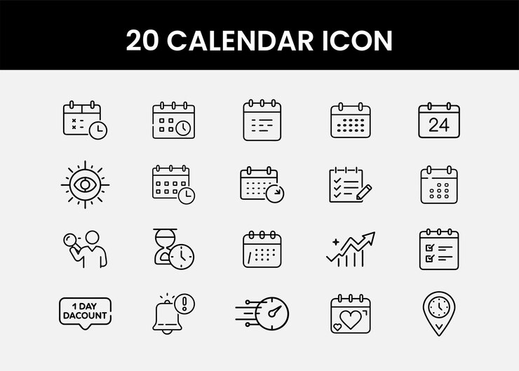 Vecteur le vecteur de l'icône du calendrier
