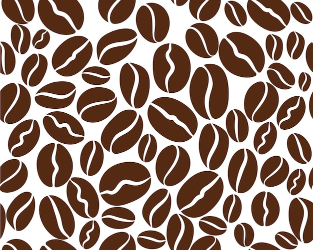 Vecteur d'icône de grain de café