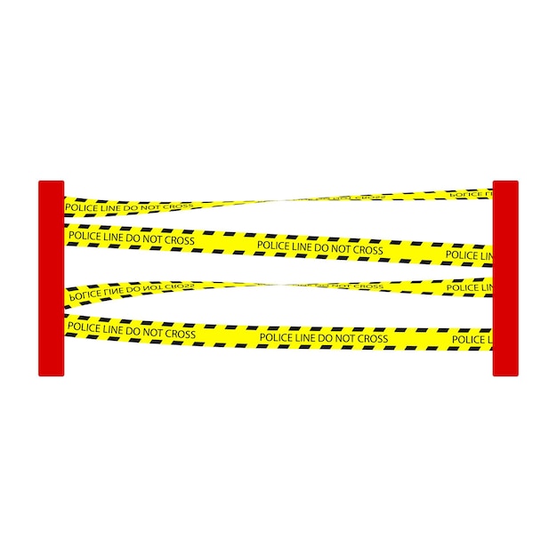 Vecteur D'icône De Ligne De Police