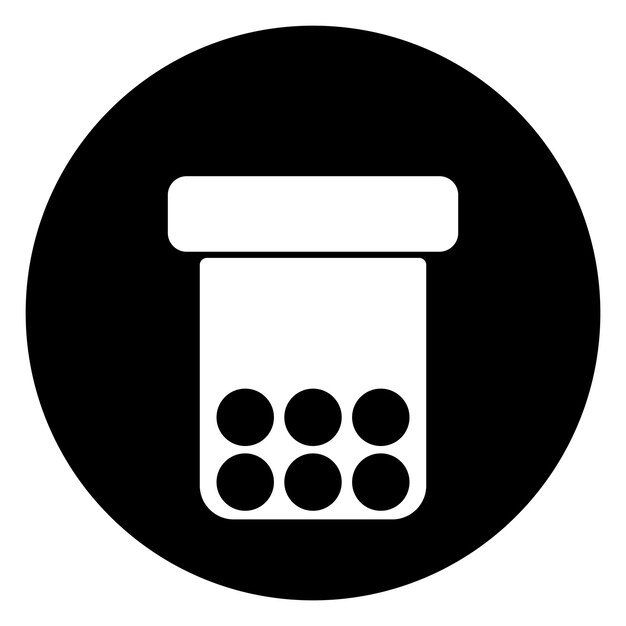 Vecteur d'icône de médecine