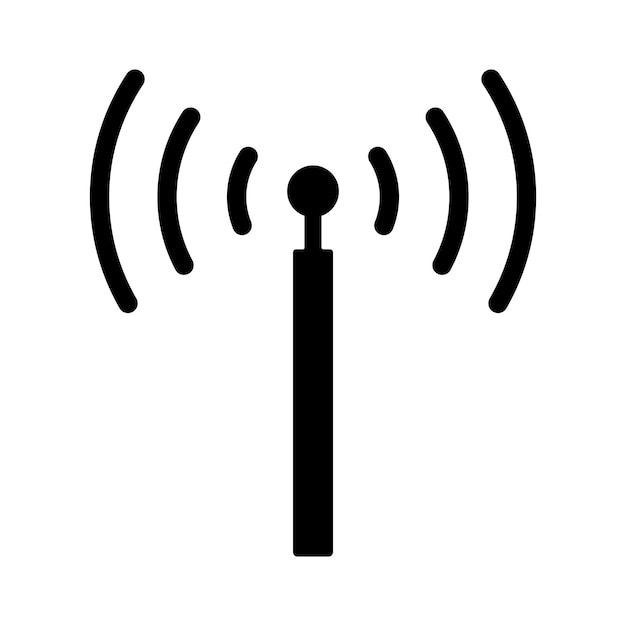 Vecteur d'icône de signal