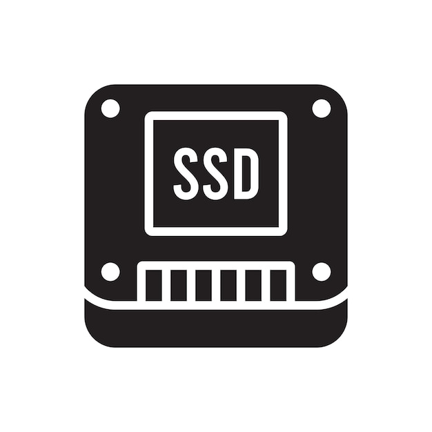 Vecteur D'icône Ssd