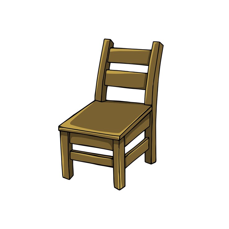 Vecteur vecteur d'illustration de chaise d'école