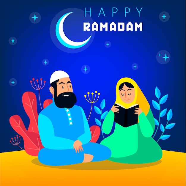 Vecteur D'illustration De Conception D'affiche De Ramadan