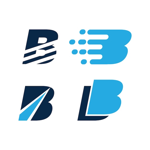 Vecteur Initial De Logo B