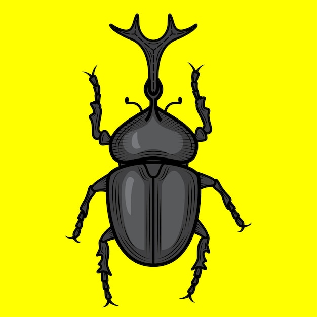 Vecteur D'insectes Dans Un Style Design Plat