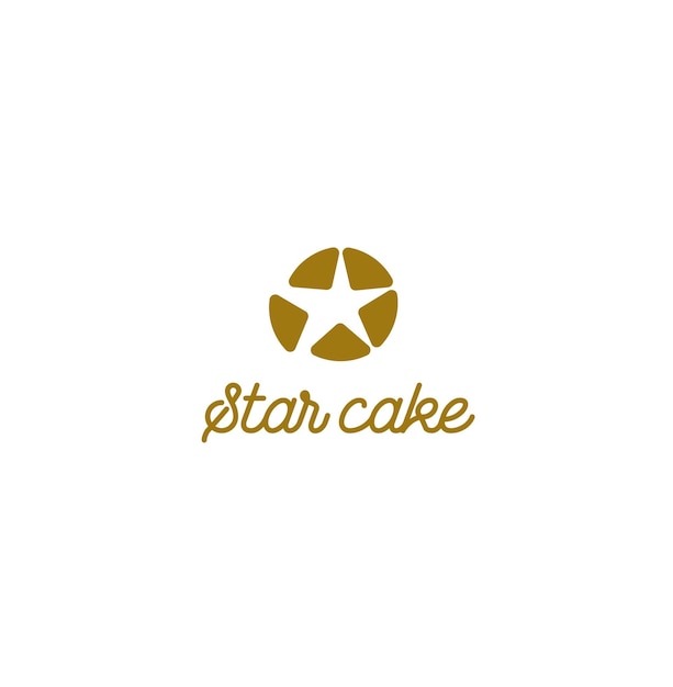 Vecteur Isolé Logo Coloré Cupcake Signe Gâteau Logo Cupcakes Logo Gâteau Apparaît Une Bonne Nutrition