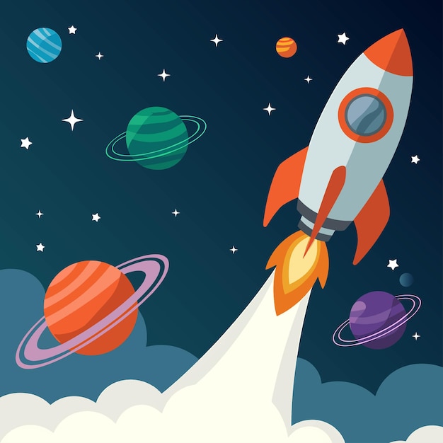 Un vecteur de lancement de fusée spatiale sans redevance