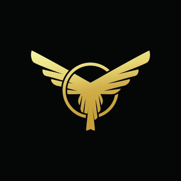 Vecteur De Logo D'ailes (icône, Signe, Graphique, Illustration, Symbole), Marque D'aile D'aigle.