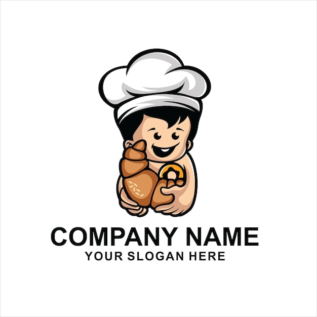 Vecteur De Logo De Boulangerie Bébé