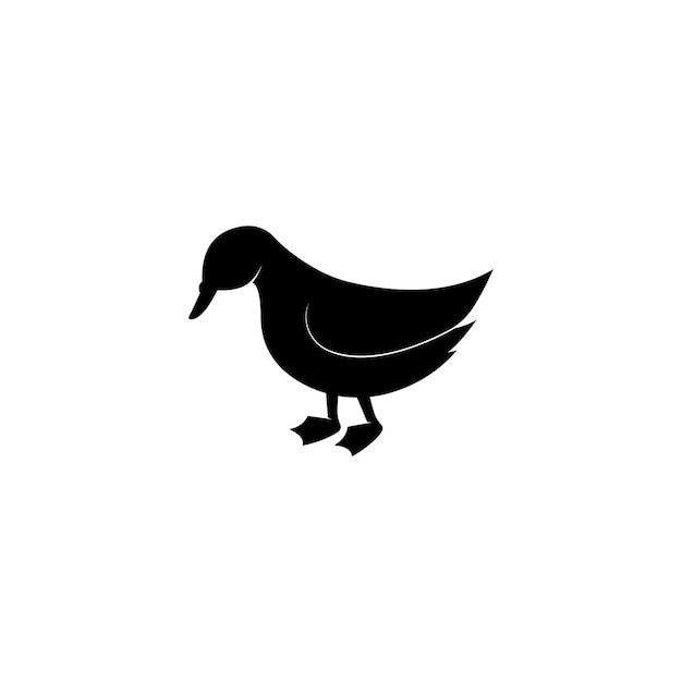 vecteur de logo de canard