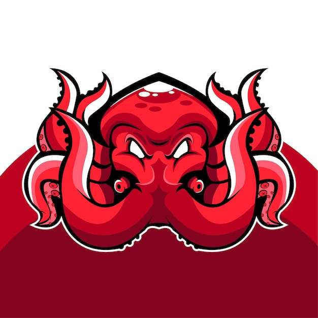 Vecteur De Logo De Mascotte Octopus Esport