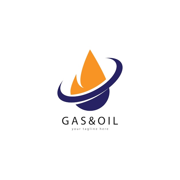 Vecteur De Logo Pétrole Et Gaz