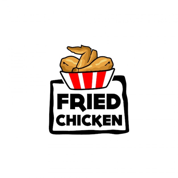 Vecteur De Logo De Poulet Frit