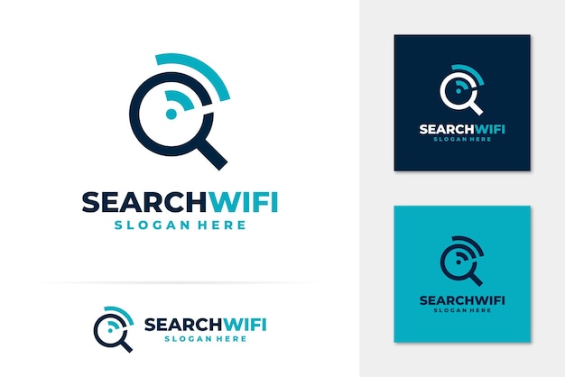 Vecteur De Logo De Recherche De Signal Wifi