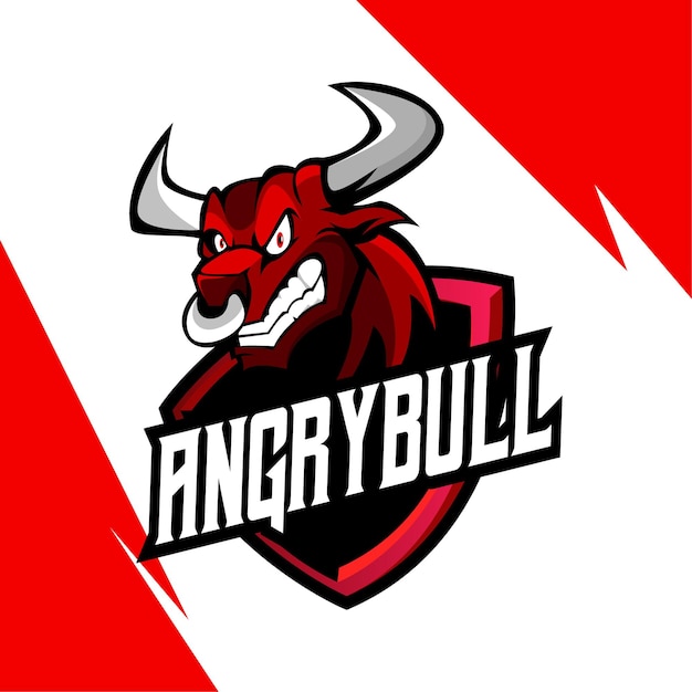 Vecteur vecteur logo red bull mascot