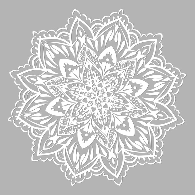 Vecteur vecteur de mandala. mandala avec ornement ethnique