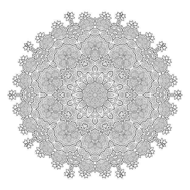 Vecteur De Mandala Pour Un Beau Design