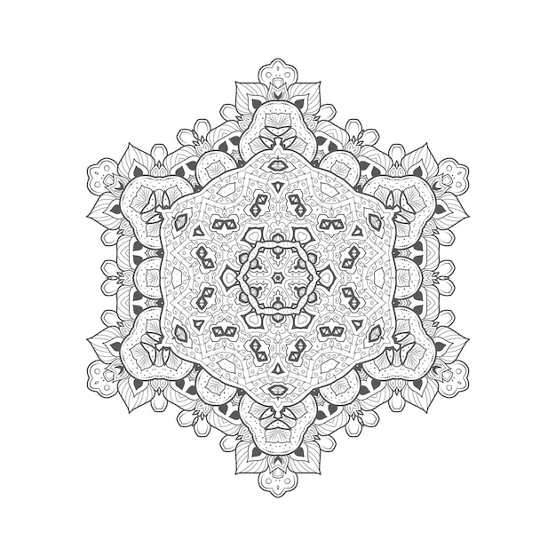 vecteur de mandala pour un beau design