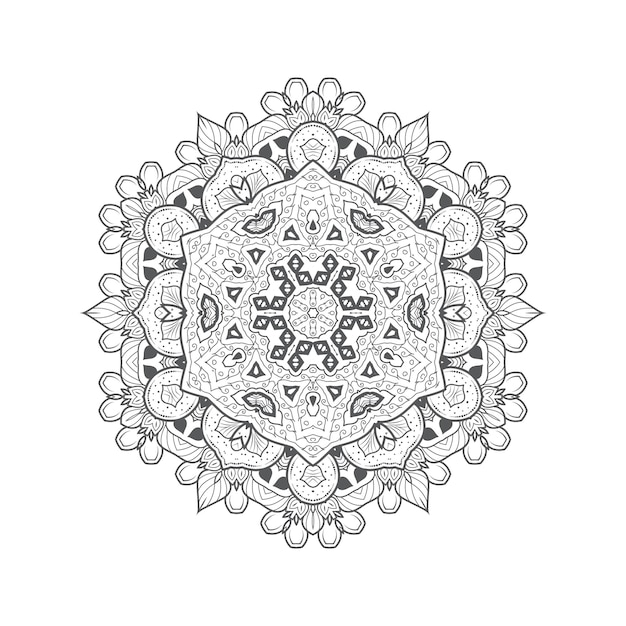 Vecteur De Mandala Pour Un Beau Design