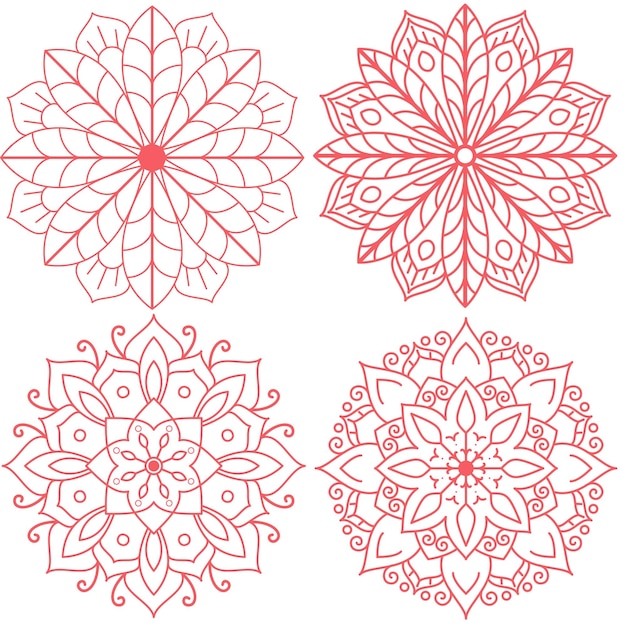 Vecteur De Mandala Pour Un Beau Design