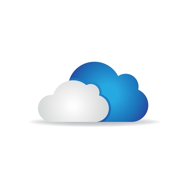 Vecteur modèle cloud