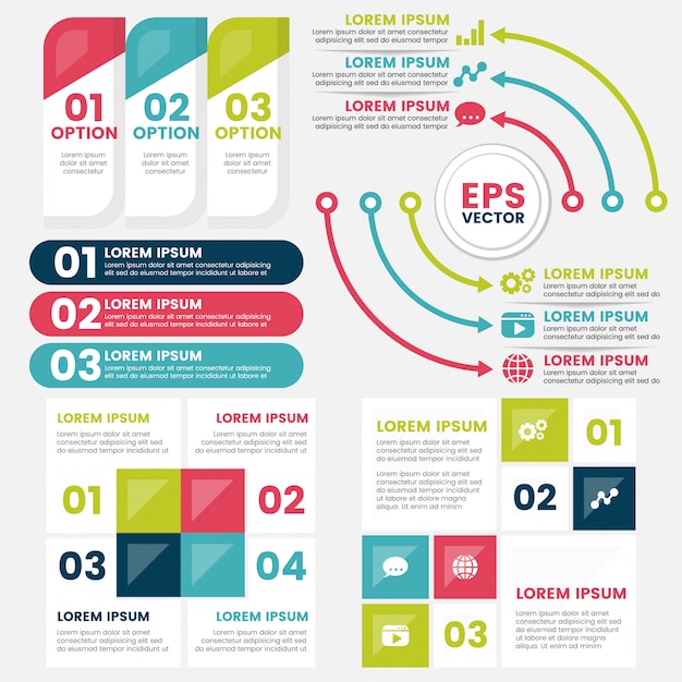 Vecteur De Modèle De Conception Infographie