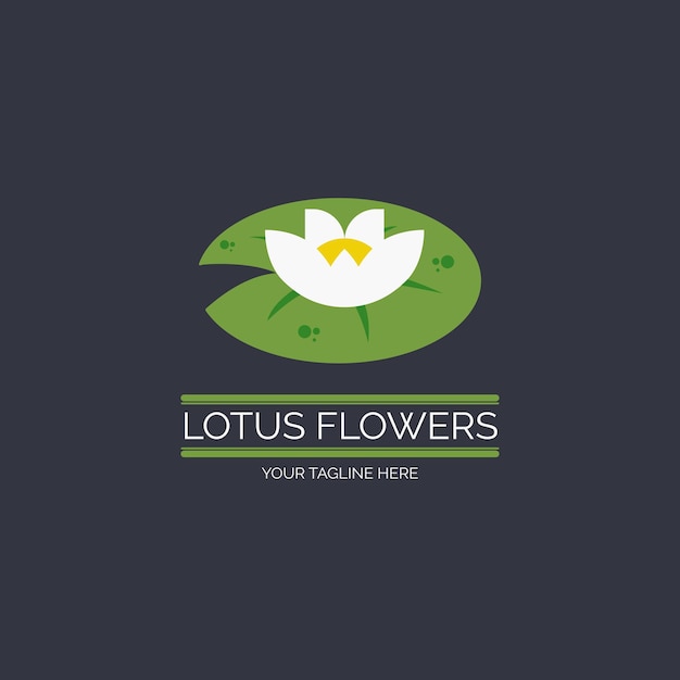 Vecteur De Modèle De Conception De Logo De Fleur De Lotus Pour La Marque Ou L'entreprise Et Autre