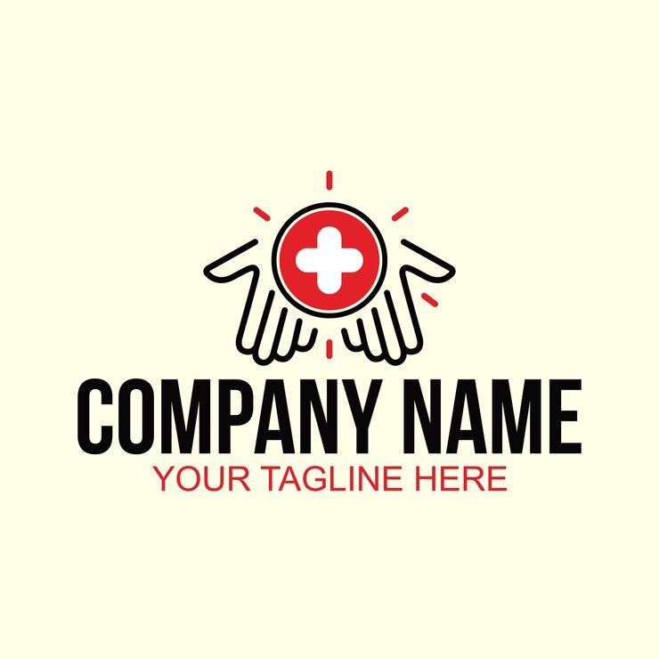 Vecteur de modèle de conception de logo de soins de santé