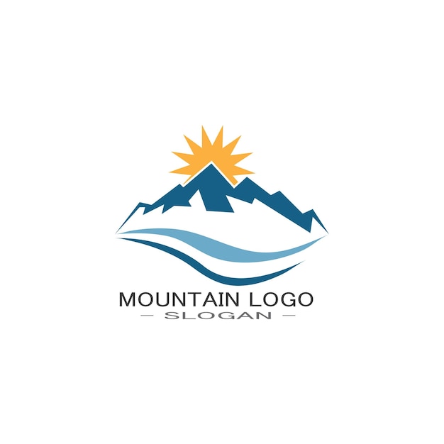 Vecteur De Modèle D'entreprise De Logo De Montagne