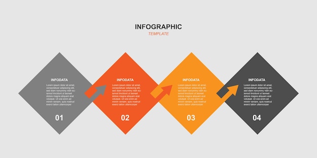 Vecteur De Modèle D'infographie Design Moderne