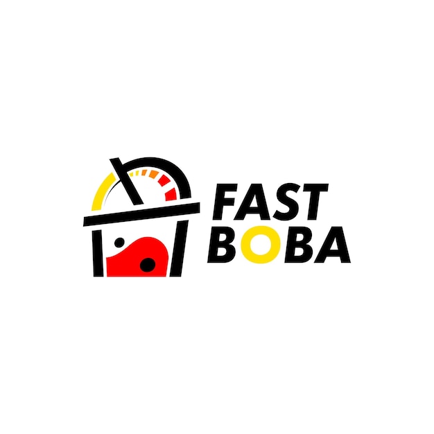 Vecteur De Modèle De Logo De Boisson Boba